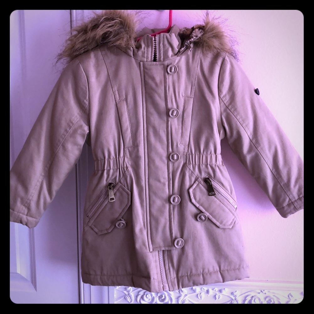 Urban Republic Toddler Tan/Leopard Jacket 3T